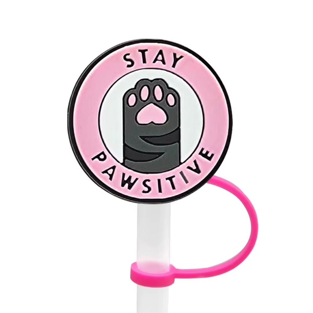 The Pink Collection Straw Toppers