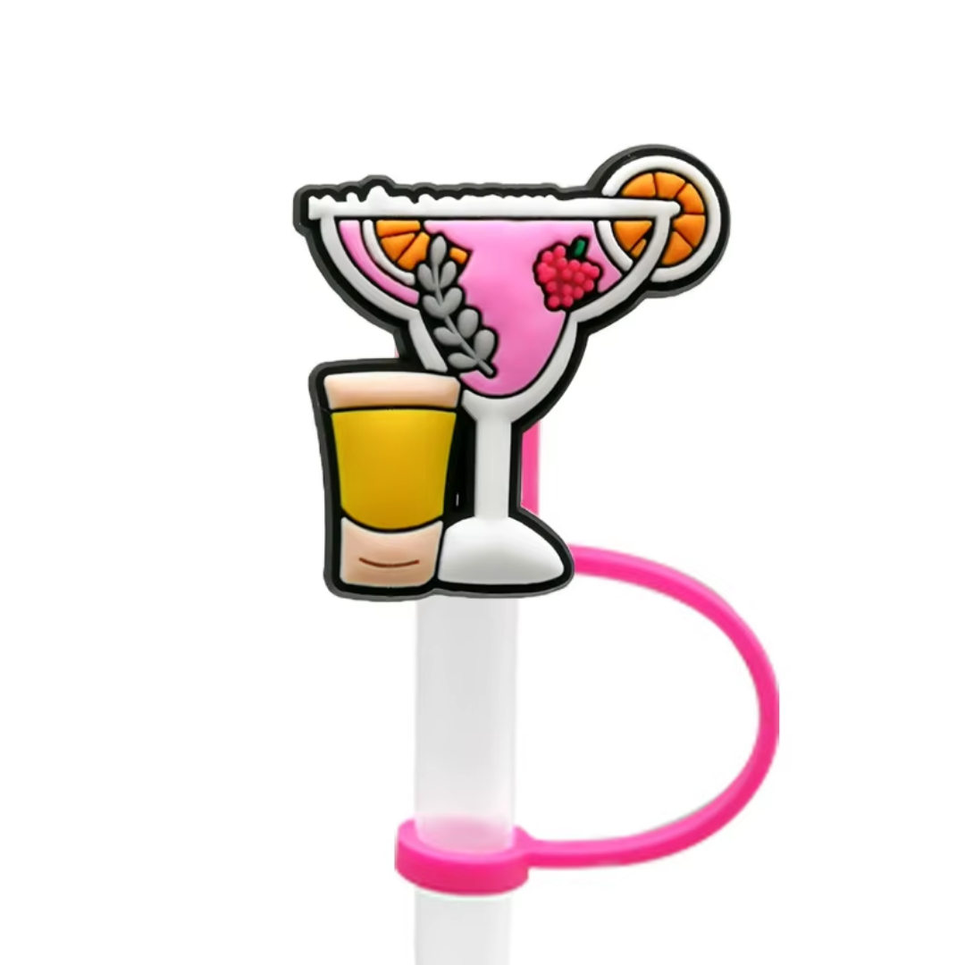 The Pink Collection Straw Toppers