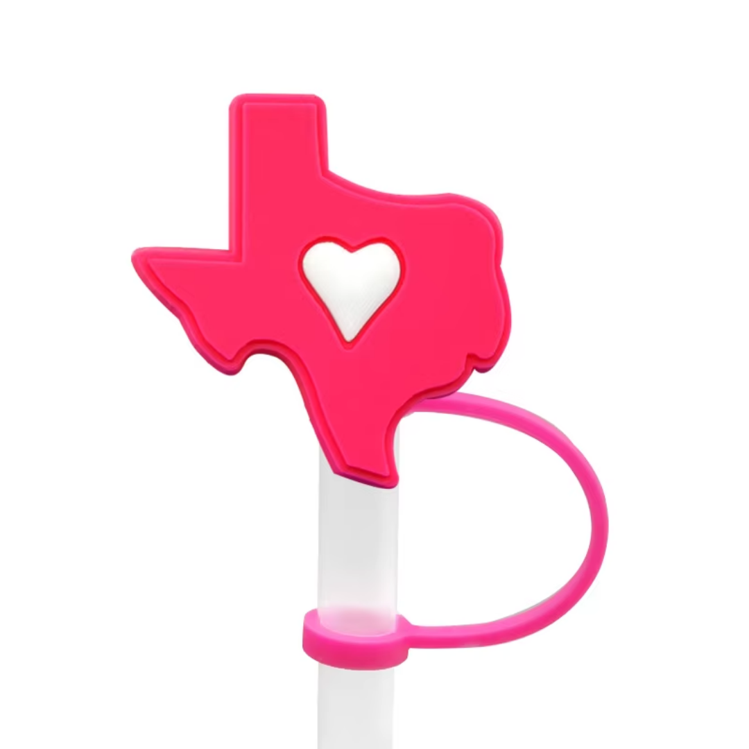 The Pink Collection Straw Toppers