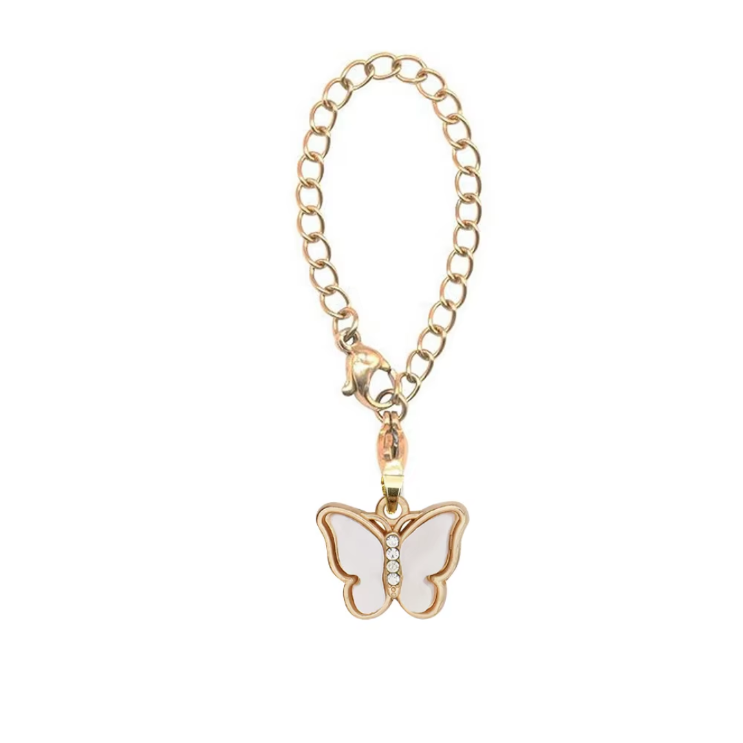 Butterfly Bottle Keychain