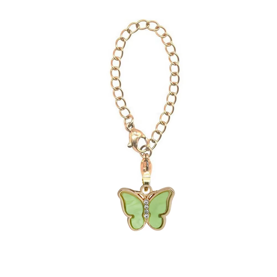Butterfly Bottle Keychain