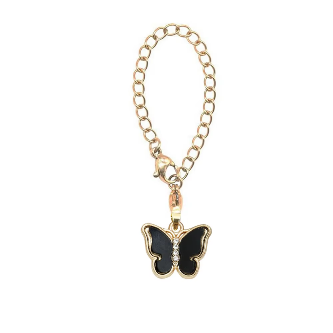 Butterfly Bottle Keychain